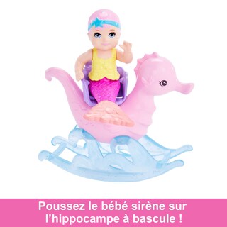 Foto 4 | Foto 4 | Muñeca Sirena Barbie Con Pelo Morado Merbaby Pulpo Y Foca - Venta Internacional.