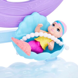 Foto 5 | Foto 5 | Muñeca Sirena Barbie Con Pelo Morado Merbaby Pulpo Y Foca - Venta Internacional.