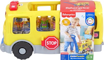 Foto 7 | Foto 7 | Juguete Didáctico Fisher-price Little People Big Yellow Bus 1+ Y - Venta Internacional.