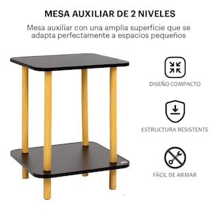 Foto 2 | Foto 2 | Mesa Centro Minimalista De Madera Eo Safe Imports Esi-21520 Negro