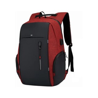 Foto 1 | Foto 1 | Mochila Urbana Color Rojo Diseño Lisa 25l Eo Safe Imports Esi-21558 Rojo