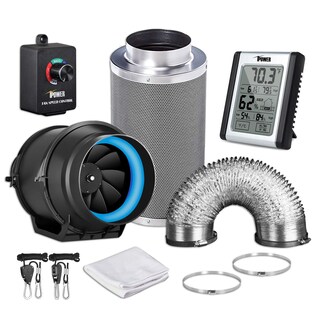 Foto 1 | Foto 1 | Set De Ventilación Ipower Glfanxexpset6d25chumd 6 Pulgadas 350 Cfm