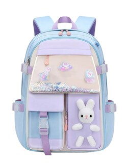 Foto 1 | Foto 1 | Xtellar Mochila Niña Gran Capacidad Impermeable Con Adornos De Arenas Movedizas Y Conejitos Kawaii