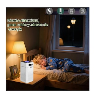 Foto 4 | Foto 4 | Purificador De Aire Hepa Para Casa Purificador Aire Portátil Blanco