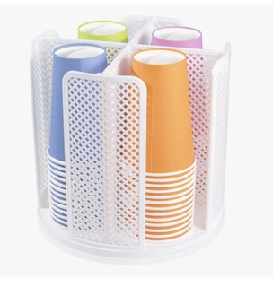 Foto 1 | Foto 1 | Organizador De Vasos Y Portavasos Con 4 Compartimentos Xtellar