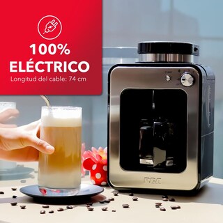 Foto 3 | Foto 3 | Cafetera Rca Rc-caf4 Con Molino Integrado Inoxidable  Automática  560 Ml