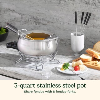 Foto 2 | Foto 2 | Olla Para Fondue Cuisinart Cfo-3ssp1 3l Acero Inoxidable 1000w - Venta Internacional.