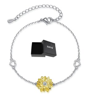 Foto 1 | Foto 1 | ''pulseras De Girasol Plata 925 Joyeria Regalo Para Mujeres Plateado ''