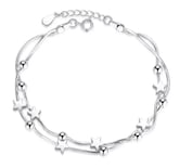 Xtellar Pulsera Mujer Plata 925 Estrellas Universo Moda Regalo