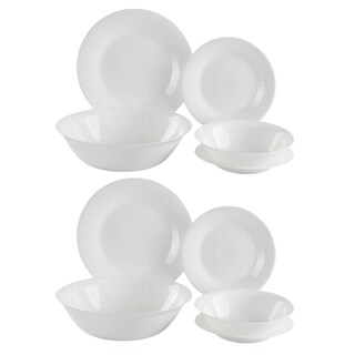 Foto 1 | Foto 1 | Juego De 2 Vajillas Opal 50 Pzas Redonda 12 Personas Moderna