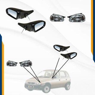 Foto 2 | Foto 2 | Faros Chevy 94 95 96 97 98 99 00 01 02 03 Rayado Con Espejo Y Calaveras 5 Pts Swing