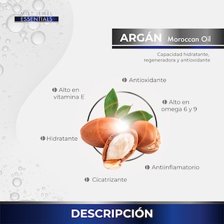 Foto 4 | Foto 4 | Mist Jewel Aceite Esencial De Argán (morrocan Oil) Para Piel Rostro Y Cabello Essentials 100% Puro Prensado En Frio De Uso Cos