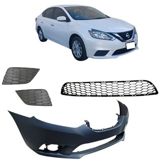 Foto 1 | Foto 1 | Fascia Delantera Sentra 17 18 19 Con Rejilla Sin Hoyo