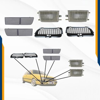 Foto 3 | Foto 3 | Fascia Delantera Golf A3 93-98 Completa Con Loderas