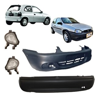 Foto 1 | Foto 1 | Fascia Delantera Y Trasera Chevy 01 02 03 Con Neblineros