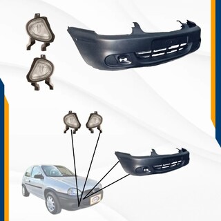 Foto 2 | Foto 2 | Fascia Delantera Y Trasera Chevy 01 02 03 Con Neblineros