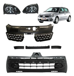 Foto 1 | Foto 1 | Fascia Delantera Clio 02 03 04 05 06 Con Faros Y Parrilla