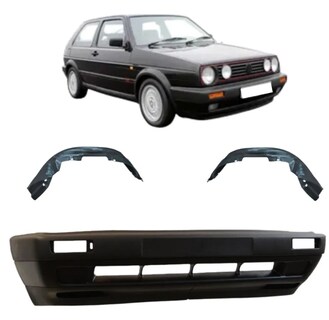 Foto 1 | Foto 1 | Fascia Delantera Jetta A3 89-92 Ancha Con Loderas