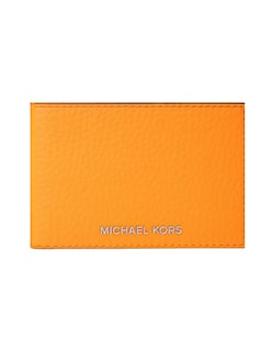 Foto 1 | Foto 1 | Tarjetero Michael Kors Cooper Plegable De Piel Granudala Color Naranja