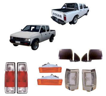Foto 1 | Foto 1 | Espejos Cuartos Ambar Nissan D21 Cromo 94-08 Y Calaveras