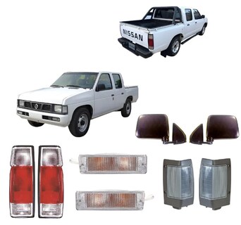 Foto 1 | Foto 1 | Espejos Cuartos Blanco Nissan D21 Gris 94-08 Y Calaveras
