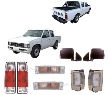 Foto 1 | Foto 1 | Espejoscuartos Blanco Nissan D21 Cromo 94-08 Y Calaveras