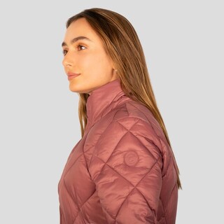 Foto 5 | Foto 5 | Chamarra Para Mujer Capitonada Con Diseño En Rombos Rosa