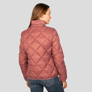 Foto 6 | Foto 6 | Chamarra Para Mujer Capitonada Con Diseño En Rombos Rosa
