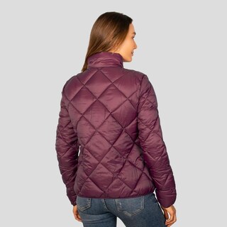 Foto 6 | Foto 6 | Chamarra Para Mujer Capitonada Con Diseño En Rombos Violeta
