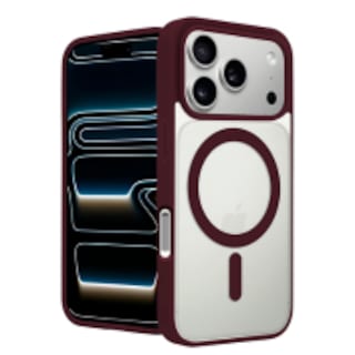 Foto 1 | Foto 1 | Funda Clear Case Transparente Color Vino Iphone 17 Pro Max