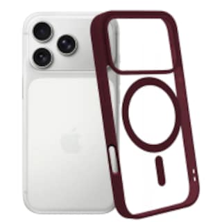 Foto 2 | Foto 2 | Funda Clear Case Transparente Color Vino Iphone 17 Pro Max