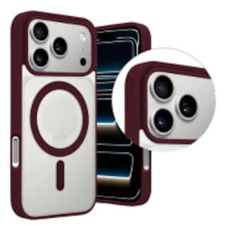 Foto 3 | Foto 3 | Funda Clear Case Transparente Color Vino Iphone 17 Pro Max