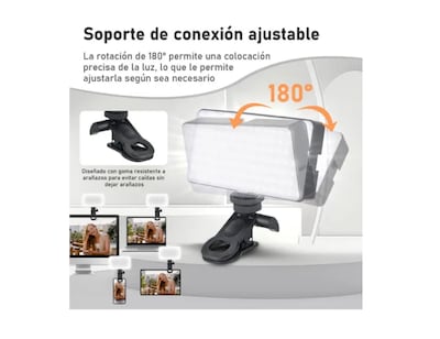 Foto 3 | Foto 3 | Luz De Vídeo Portátil Rgb De Relleno 3000k-7000k Con Soporte