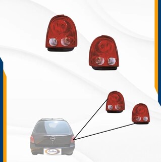 Foto 3 | Foto 3 | Faros Chevy C2 04 05 06 07 08 Con Espejos Y Calaveras 3 Pts Pop
