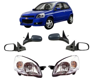 Foto 1 | Foto 1 | Faros Chevy C3 09 10 11 12 Cromo Con Espejos