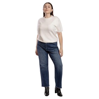 Foto 5 | Foto 5 | Pantalón Straight Curvy Balam Bl7204 Azul Oscuro