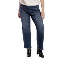 Pantalón Straight Curvy Balam Bl7204 Azul Oscuro