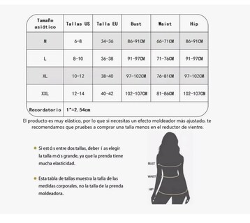 Foto 2 | Foto 2 | Fajas Colombianas Body Shaper Cremallera Open Bust Body