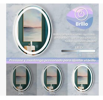 Foto 4 | Foto 4 | Espejo Inteligente Baño 3modo Touch Modern 40*60 Cm