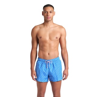 Foto 1 | Foto 1 | Short De Playa Arena Water Prints Para Hombre Azul