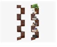 Repisas Esquineras Flotantes Modernas Minimalista Modelo Marrón 5 Piezas