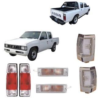 Foto 1 | Foto 1 | Calaveras Cuartos Blanco Nissan D21 Cromo 94-08