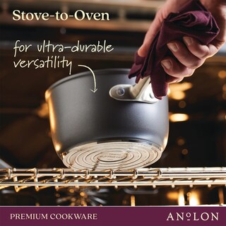 Foto 7 | Foto 7 | Juego De Utensilios De Cocina Anolon Induction De 10 Piezas Con Antiadherente De Zafiro - Venta Internacional.