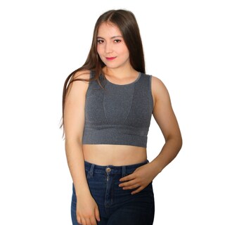 Foto 5 | Foto 5 | Crop Top Gda Seamless Sisado Jaspe Deportivo
