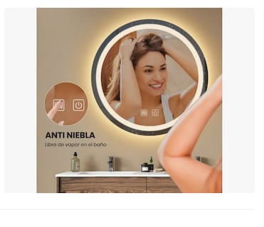 Foto 4 | Foto 4 | Espejo Inteligente Baño 3modo Touch Moderna 40*40cm