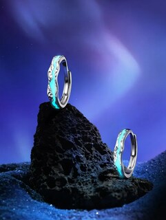 Foto 3 | Foto 3 | Anillos De Pareja Xtellar Chapado En Plata 925 Con Luz Nocturna Símbolo De Amor Y Compromiso