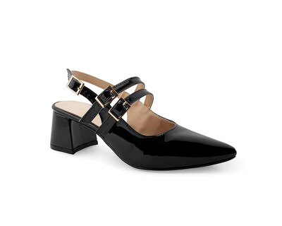 Foto 1 | Foto 1 | Zapatilla Color Negro Mary Jane Material Charol