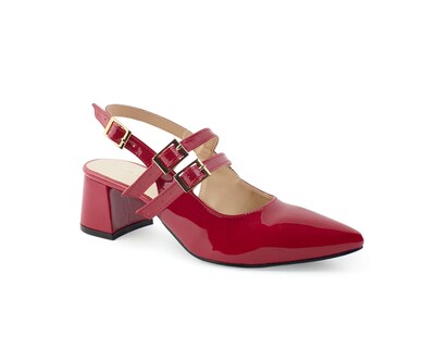 Foto 1 | Foto 1 | Zapatilla Color Rojo Mary Jane Material Charol