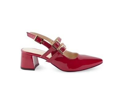 Foto 2 | Foto 2 | Zapatilla Color Rojo Mary Jane Material Charol
