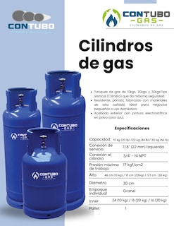 Foto 2 | Foto 2 | Cilindro De Gas Lp De 20 Kg Contubo